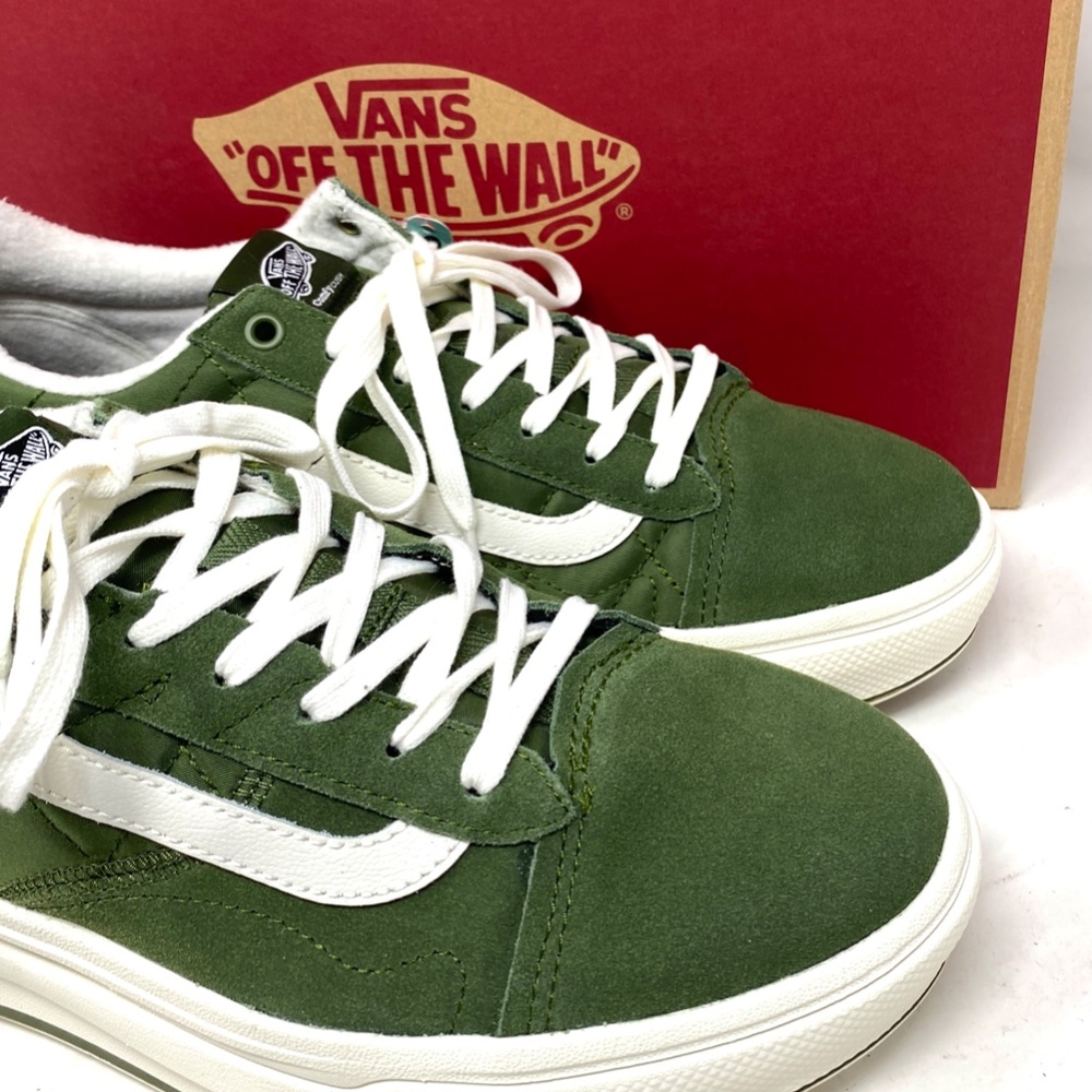 VANS Old Skool Overt Plus CC Sneakers Women’s Size Suede Green Shoes VN0A4BVLE02 - Picture 9 of 11